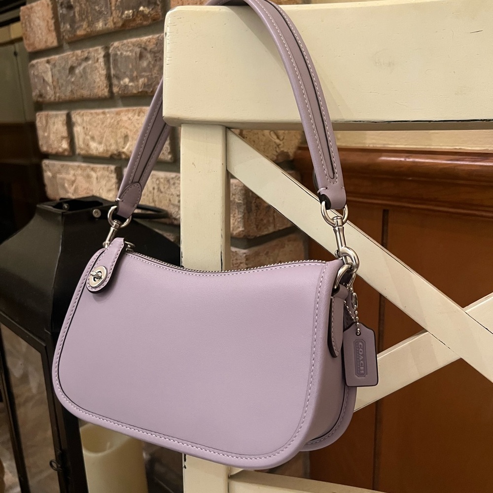 Coach Originals Swinger 20 Leather Bag Soft Purple C2643